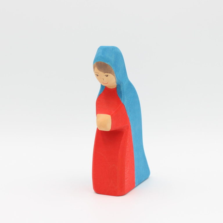 Holzspielwaren Ackermann Mädchen – Bauernhof-Figur Aus Ahornholz, Handgefertigt In Schwaben