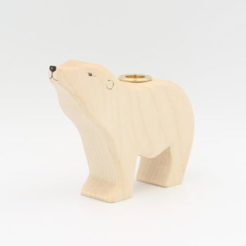 Eisbär für Steckfigur / Kerze