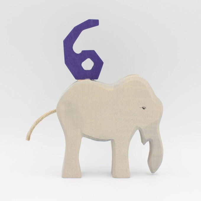Elefant für Steckfigur / Kerze – Bild 4