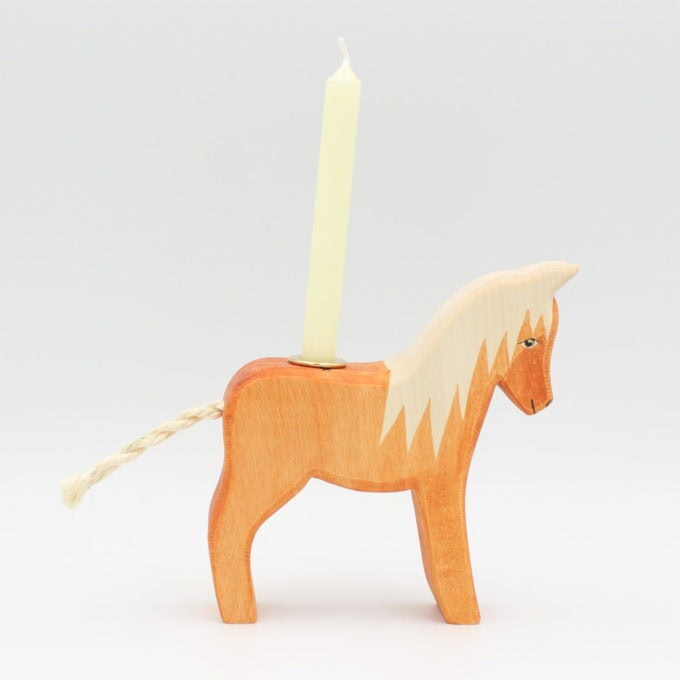 Pferd für Steckfigur / Kerze – Bild 3