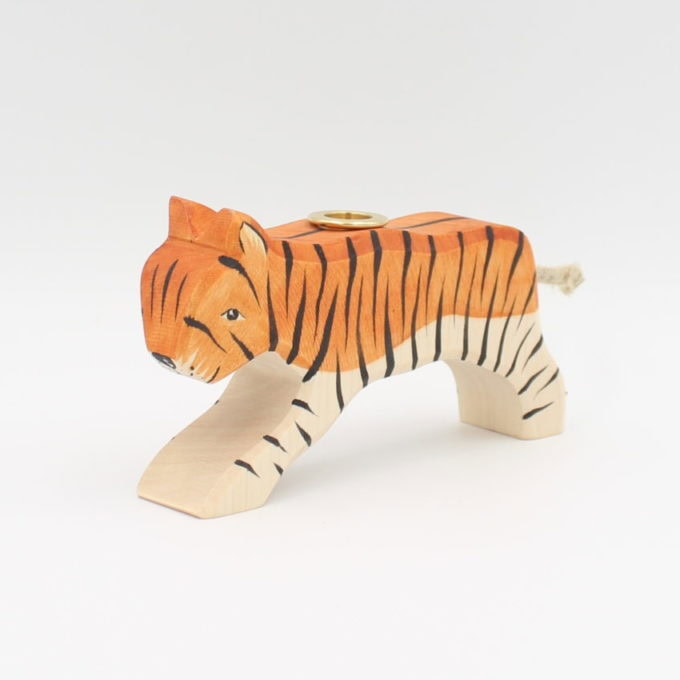 Tiger für Steckfigur / Kerze