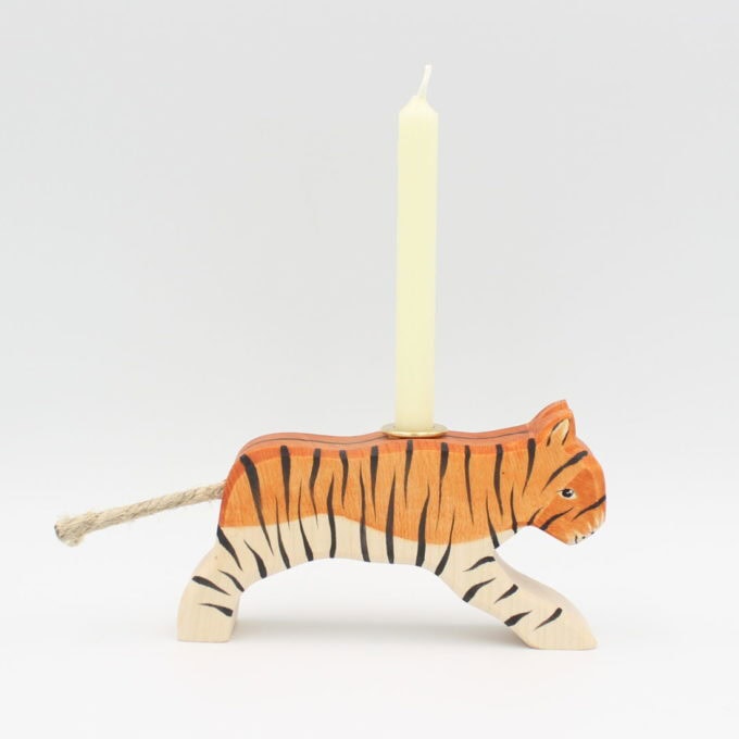 Tiger für Steckfigur / Kerze – Bild 3