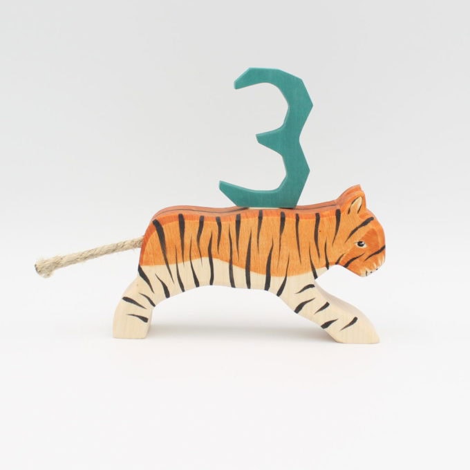 Tiger für Steckfigur / Kerze – Bild 4